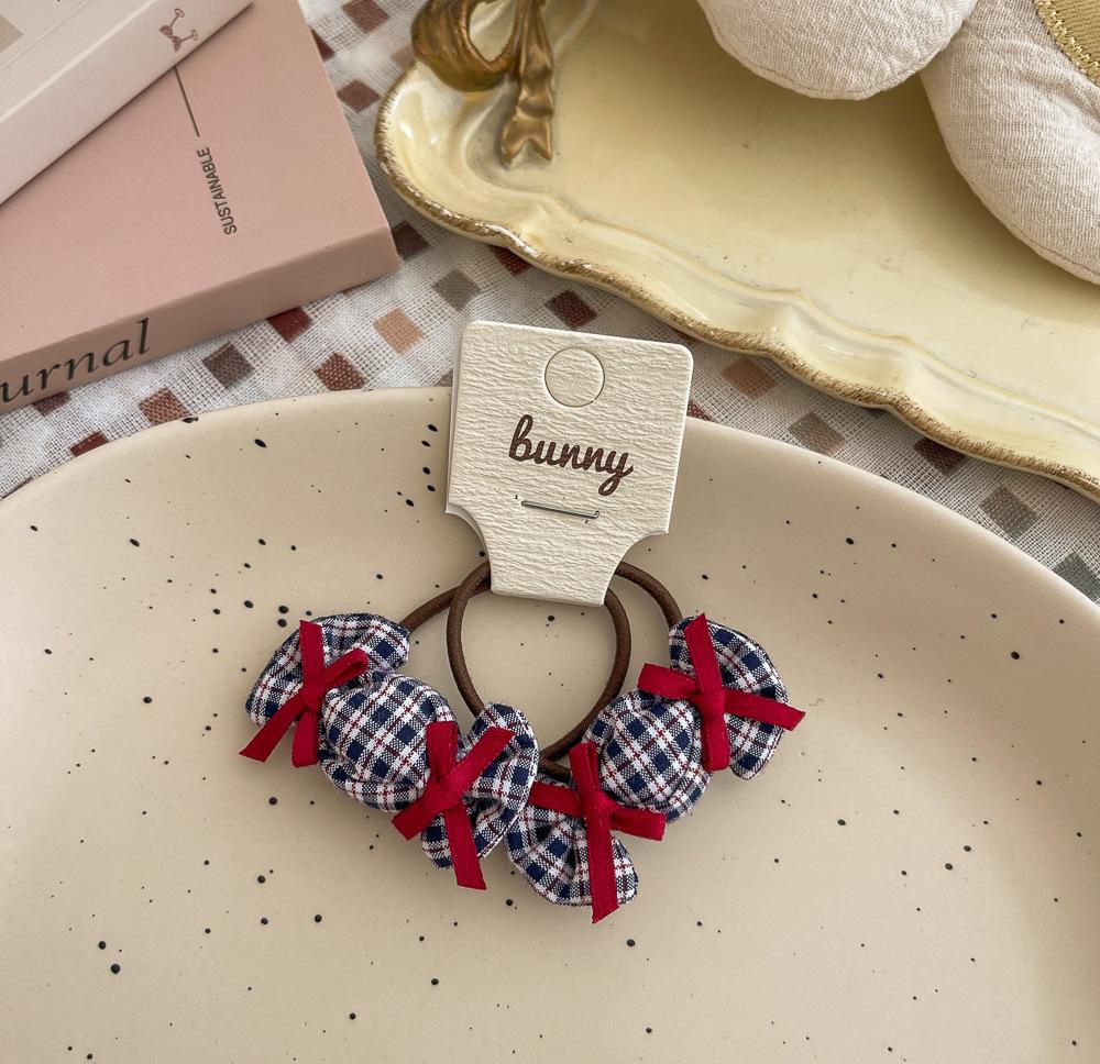 Sweet Fabric Bow Children's Bangs BB Hair Clip Pink Candy Girls Side Hair Clip