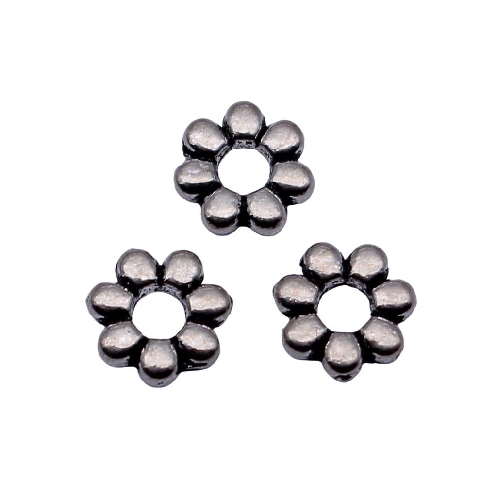 Caps Beaded Edge Spacer Beads Antique Style For DIY Jewelry Projects
