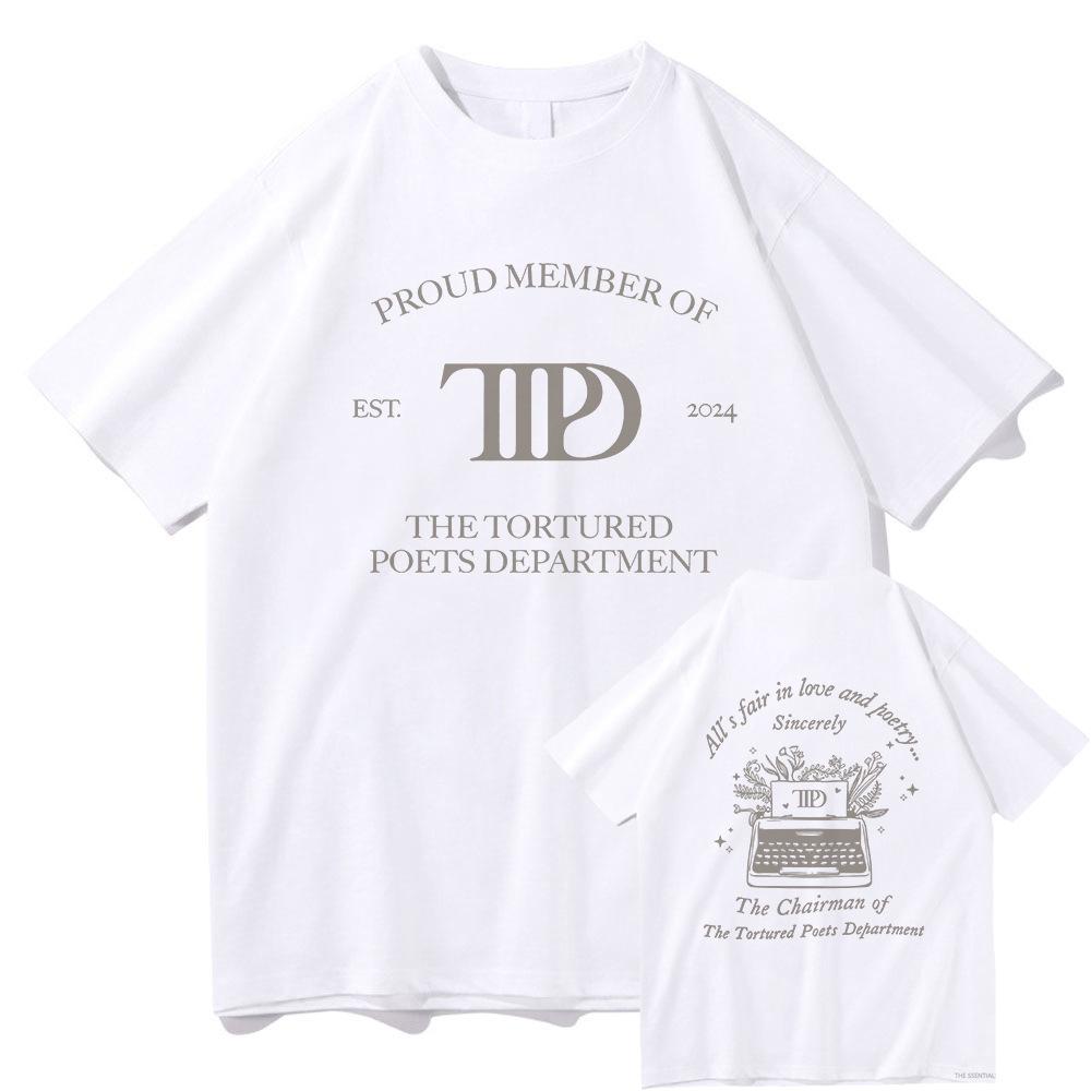 2024 New Album The Tortured Poets Department T Shirt Men Har