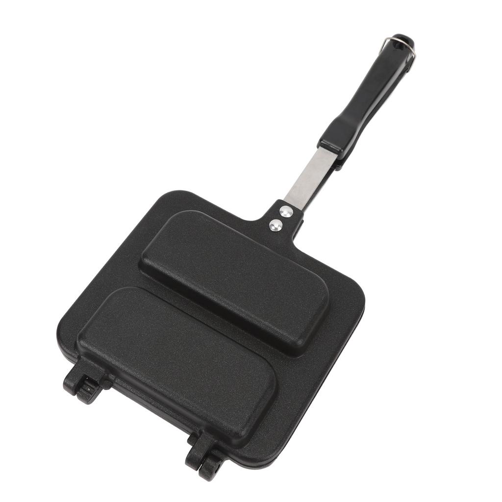 Sandwich Maker Nonstick Sandwich Baking Pan Breakfast Frying Skillet Griddle with Handle for Home