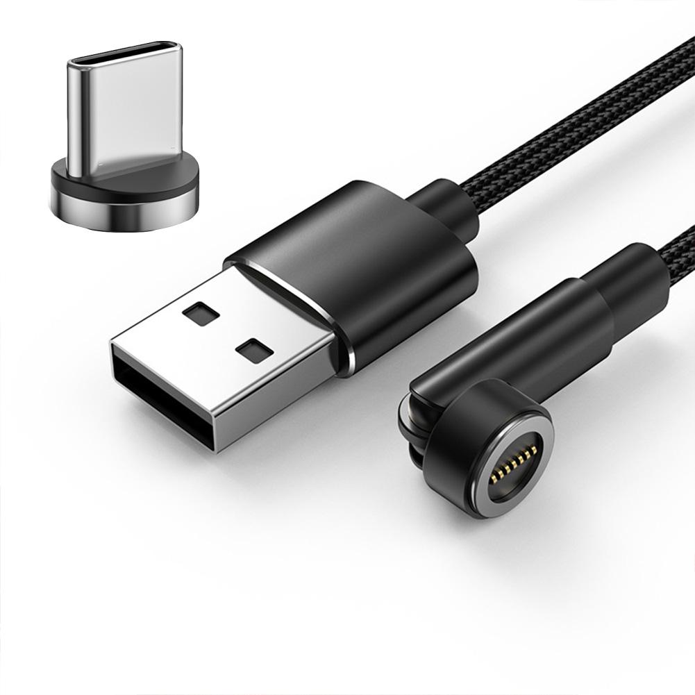 540-degree Rotating Magnetic Cable 3A Fast Charging Charger Usb Data Cable Compatible For Iphone Xiaomi Phone