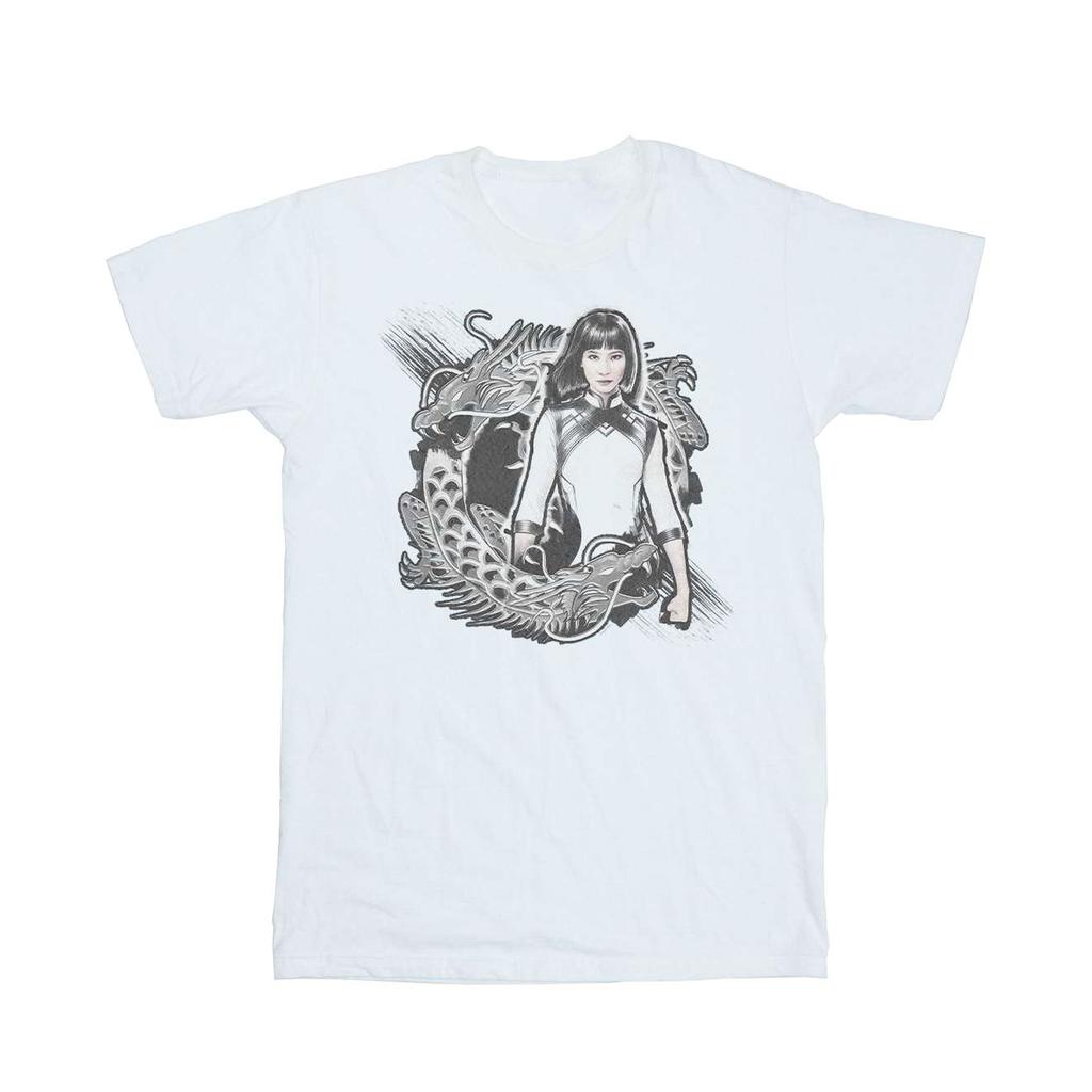 Marvel Mens Shang-Chi And The Legend Of The Ten Rings Xialing Dragon T-Shirt