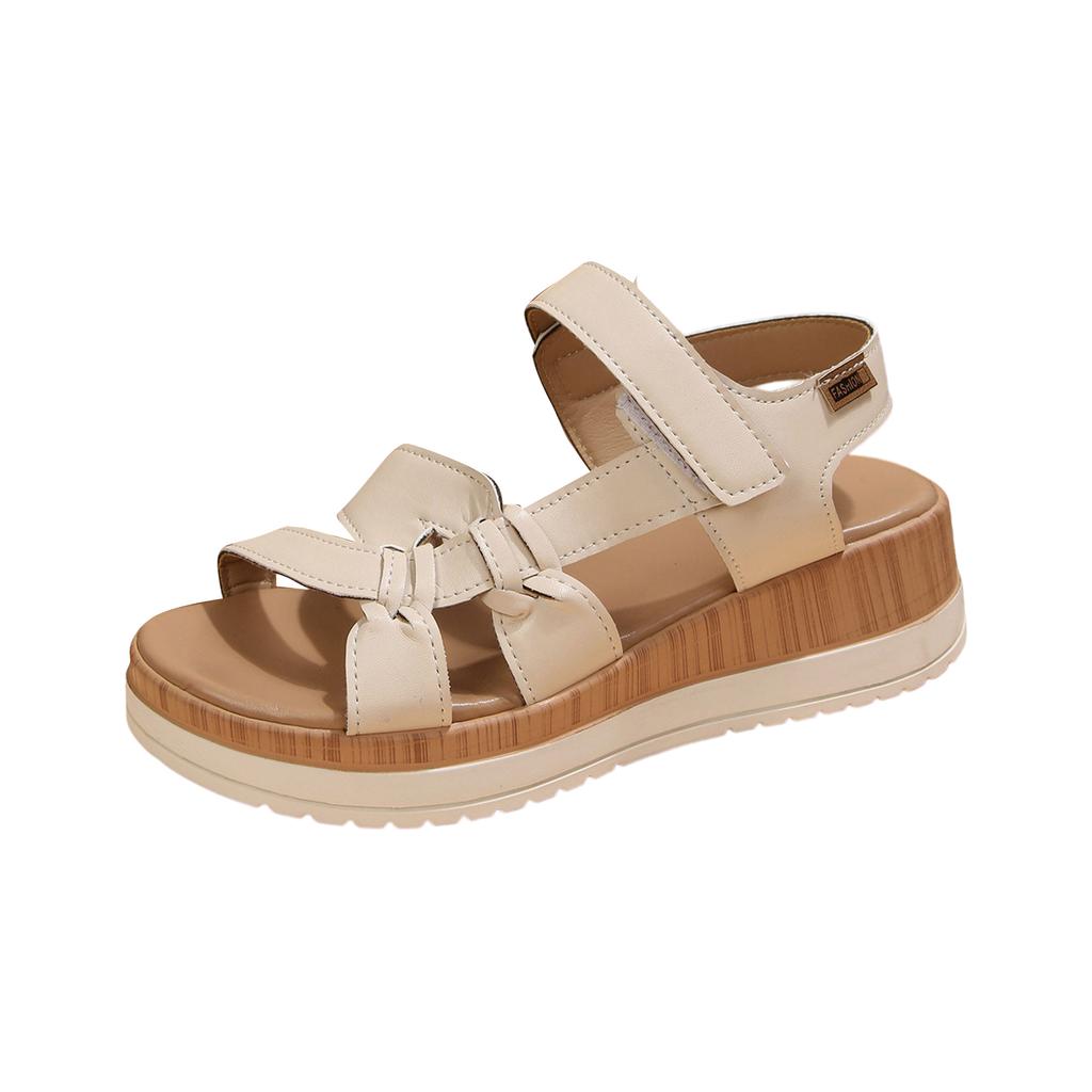 Sandali Donna Estate Scarpe Ortopediche Suola Spessa Sandali Romani Comodi per Piede Largo Sandali da Spiaggia Sandali con Soletta Morbida Scarpe Casual Estive