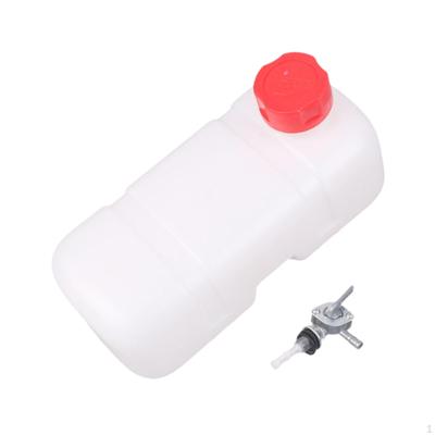 Ensemble Réservoir de Carburant avec Robinet Réservoir d'Essence Pot d'Huile Épaissi Robuste pour 1E43F 2 Temps
