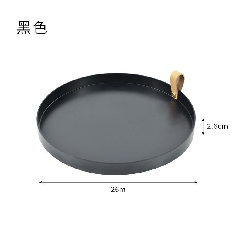 Креативный и простой лоток для рук из ПУ-кожи для гостиной, прихожей, хранения косметики, мелких предметов, настольный лоток