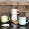 Small Fresh Snail Ceramic Cup Embossed Snail Shape Mixing Rod Office Coffee Cup Creative Water Cup