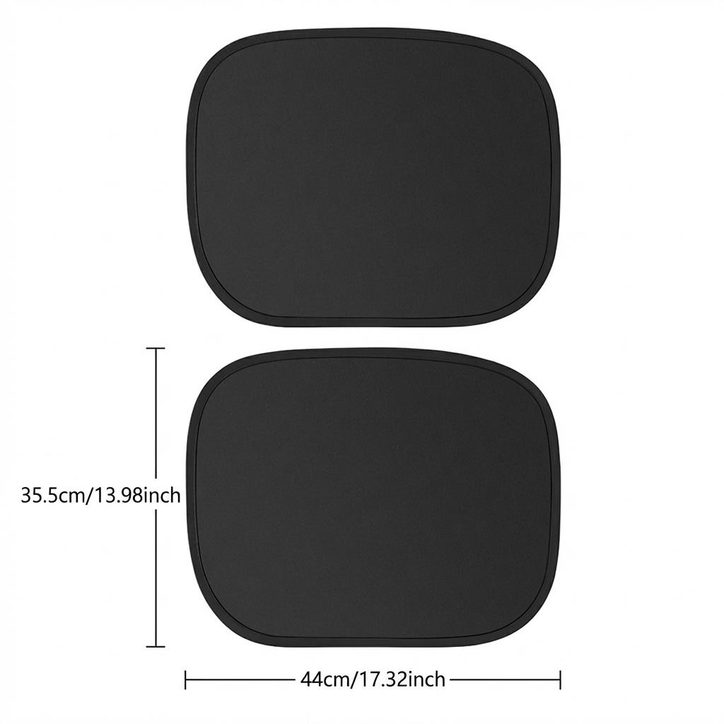 2pcs Car Side Window Sunshade Protection Foldable Auto Sun Shade Cover Front Rear Side Window Shield Car Sun UV Blocking