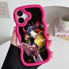 Fatal Fury Hotaru Futaba Phone Case for iPhone 17 16 15 14 13 12 11 Air Pro Max Plus Wavy Edge TPU Colorful Cover Pretty Luxury