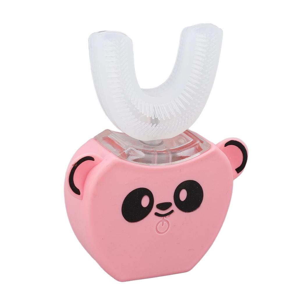 Kinder Automatische Elektrische Zahnbürste Silikon Smart Wiederaufladbare U Typ Mund Reiniger für 360