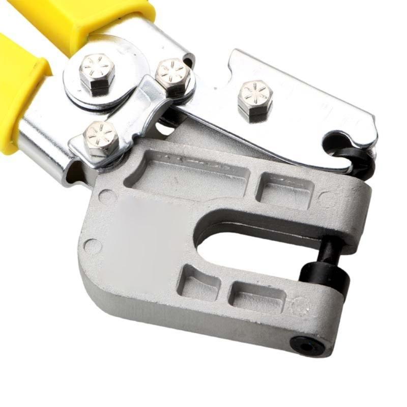 Heavy Duties Steel Framing Hole Punch Plier Tool Featuring Leverages Design For Reduced Effort In Drywalls Installation