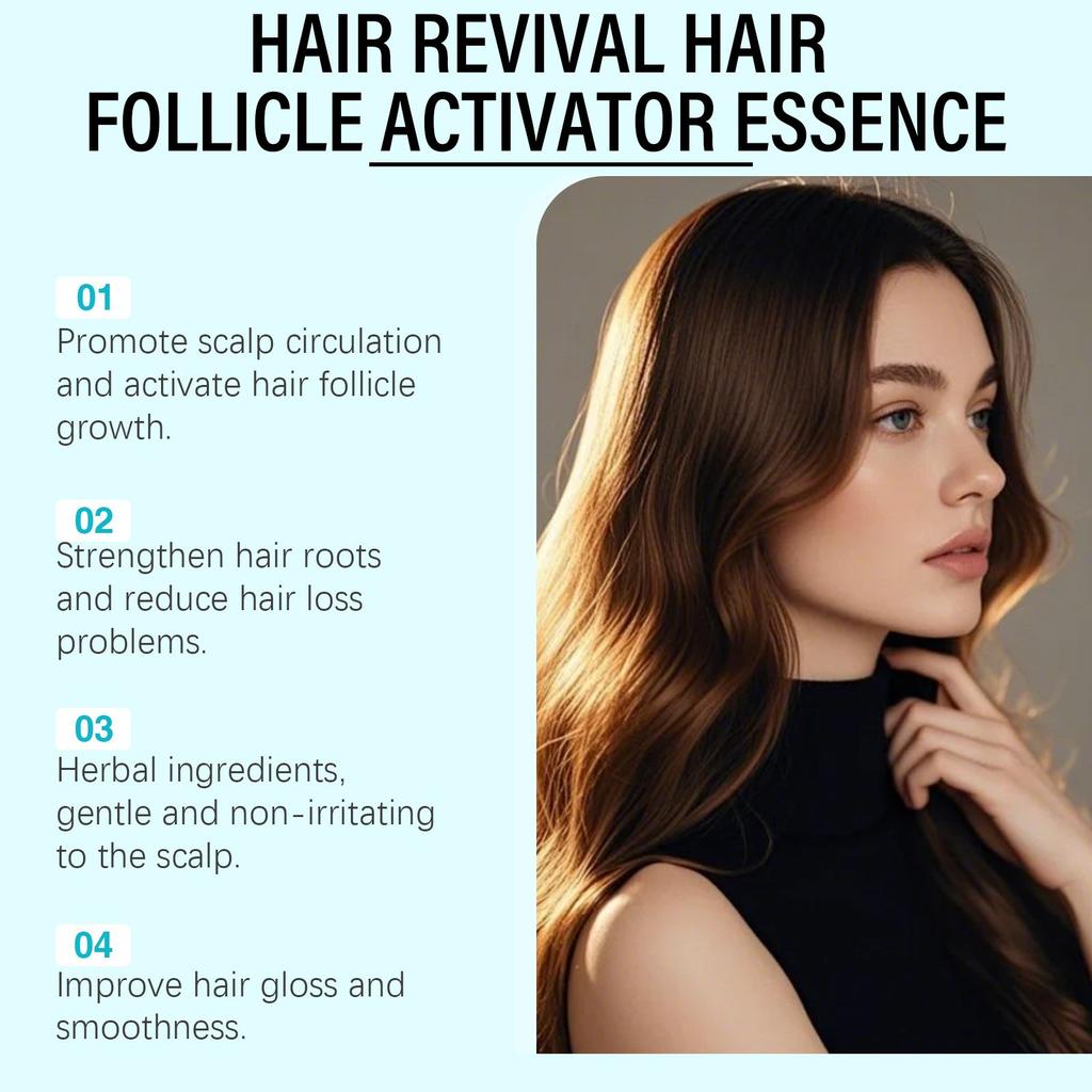 The Moisturizing Hair Nourishes The Hair Follicles And Scalp, Making Them Smooth And Lustrous, With Black And Shiny Hair Strands 30ml