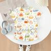 Kids Casual Short Sleeve Top and Shorts Set Animal Print Lightweight Soft Fabric Summer Outfit for Boys and Girls Comfortable Fit