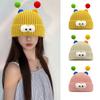Punk Teenagers Beanie Elastic Windproof Cartoon Monster Decor Hat Ear Protector Hat Adult Winter Cycling Skiing Supplies