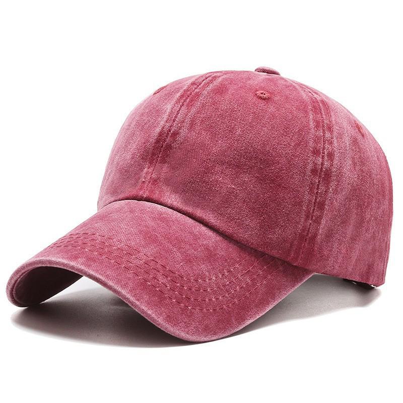 Unisex Classic Retro Washed Baseball Cap: Versatile Sunshade and Duckbill Design for Fashionable Sun Protection