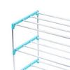 3/4 Layers Shoe Rack Assembled Easy Installation Stainless Steel Household Slipper Storage Shelf for Home