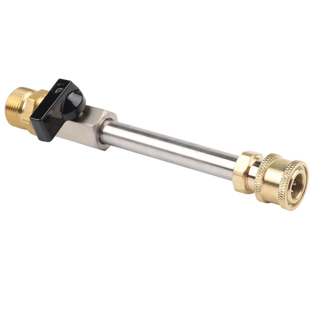 Pressure Washer Extension Wand M2214 Made of Stainless Steel with M2214 Threaded Connector for Use with Foam and Brushes