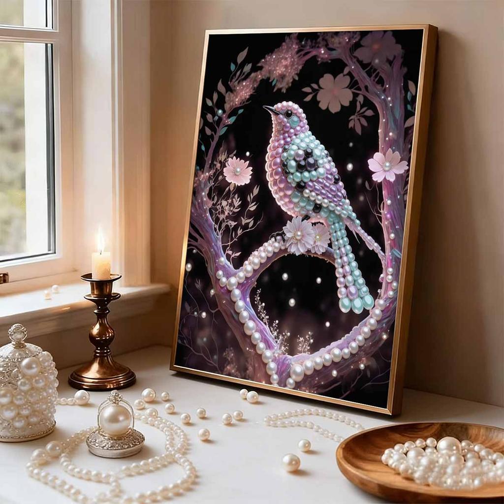 DIY Small Animals Pearl Art Painting for Home Wall Decor Arts Craft  for Adults/Beginners Gift Idea Home Decor Without Frame