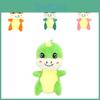 Cute Tiny Dinosaur Baby Plush Keychain Super Soft Crystal Velvet Stuffed