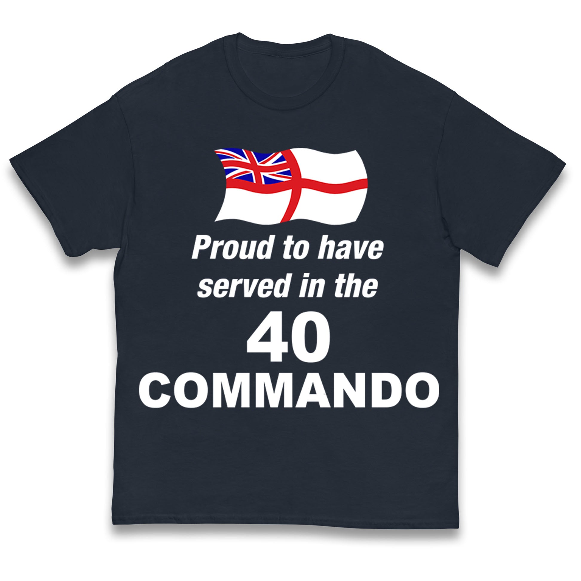 Proud to Have Served in The 40 Commando Kids T Shirt 140