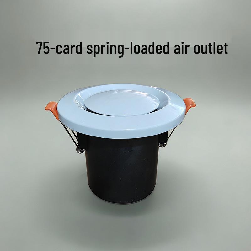 Silent Ceiling-Mounted Air Vent with Soundproof and Low Noise ABS Design