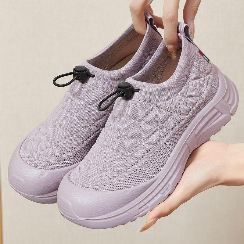 Jinshiyuan | Women's Shoes Autumn New Polyurethane Casual Shoes Shallow Breathable Shoes Children's Thick-soled Versatile Single Shoes