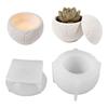 Football Shape Silicone Molds Soccer Shape Flowerpot Silicone Molds For Making Candle Container Soap and Storage Box