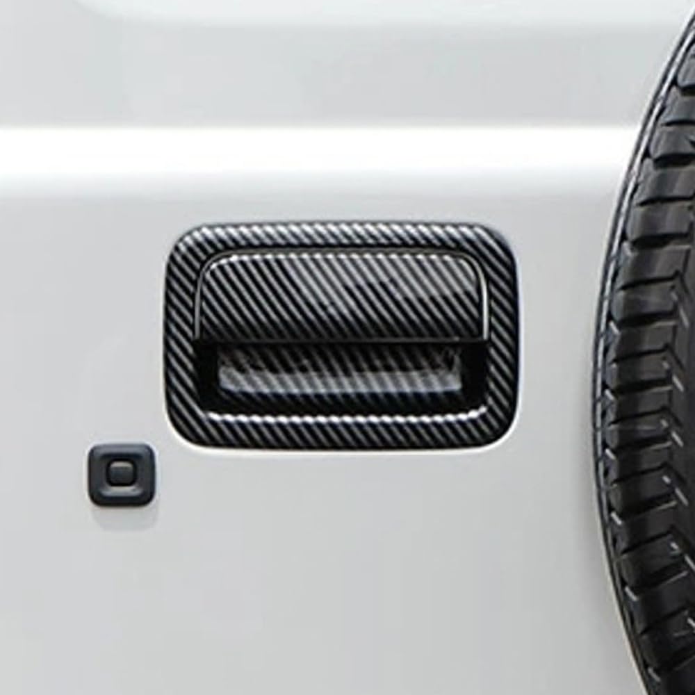 Onami Suzuki Jimny Jimny Nomad Rear Gate Door Handle Cover Door Knob Cover Garnish Suzuki New Jimny JB04 Series JC04 Series Dedicated ABS 2P [Carbon F