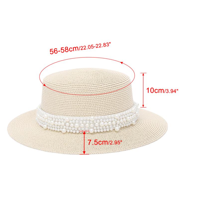 Wide Brim Summer Sun Hat for Women Travel Beach Visor Hat Jazz Vintage Cap Wide Brim Summer Sun Hat for Women Travel Beach Visor Hat Jazz Vintage Cap