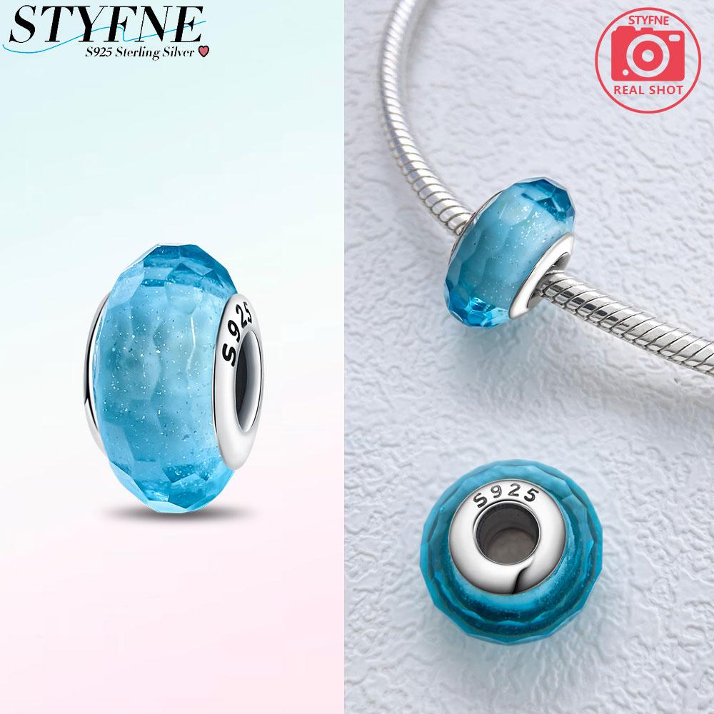 Peculiar Murano Glass Bead Butterfly Colorful Starry Sky Beads Fit Bracelet Women Diy Gift Murano Accessories Jewelry