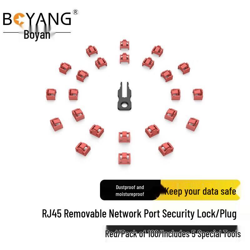 BOYANG RJ45 Network Port Security Lock Kit