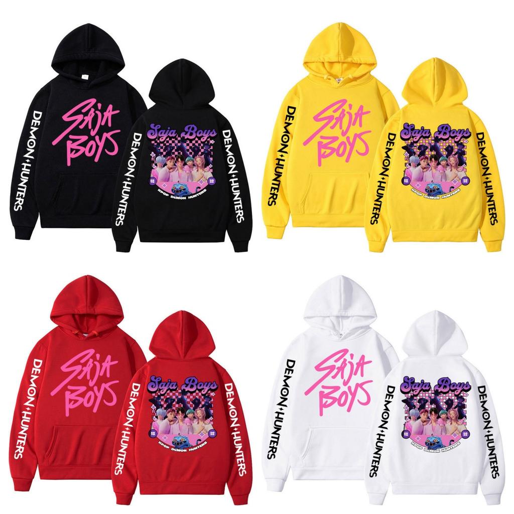 KPop Lovci démonů Saja Chlapecká mikina Harajuku Hip Hop Pulovr Top Pánská a dámská mikina Dárek