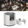 Coffee Portafilter Holder with Dosing Funnel 58mm Aluminum Alloy Round Coffee Machine Portafilter Tamping Stand for Home Bar