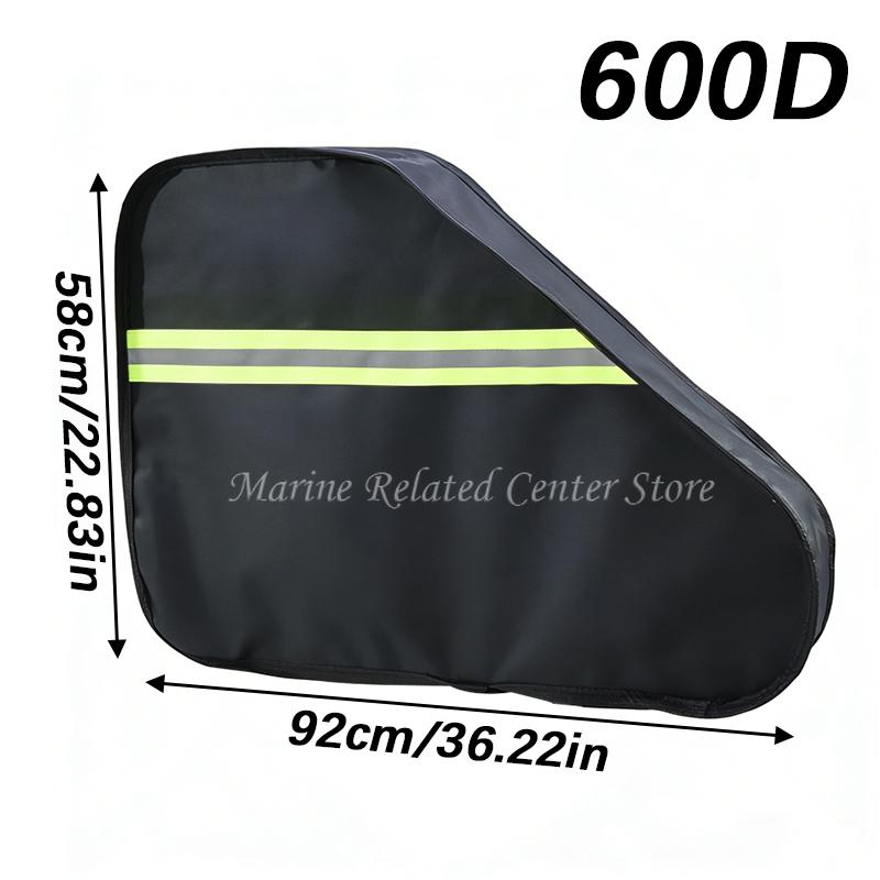 600D Oxford Fabric Universal Caravans Trailer Towing Hitch Cover Waterproof Dustproof CamperCoupling Lock Tongue Cover Green 600D