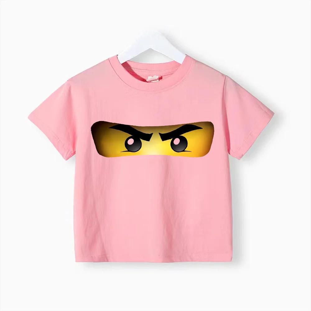 Sommer bedruckte Kinder T-Shirts Oberteil Baumwolle Teenager Junge Mädchen Kleidung Lässig Puppe Rundhals Kurzarm