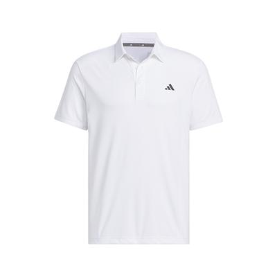 Golf Series Three Stripes Logo Casual Breathable Quick-Dry Short Sleeve Polo Shirt Men Polo Shirts White KD7254