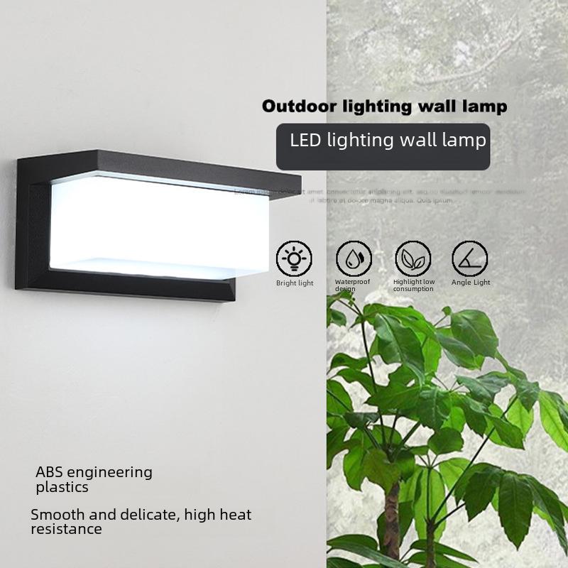 Wasserdichte Moderne Außenwandleuchte für Garten, Balkon oder Eingang