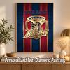 Sydney Roosters Custom Name Text 5D Diamond Painting Kit DIY Full Drill Diamond Art Decoration