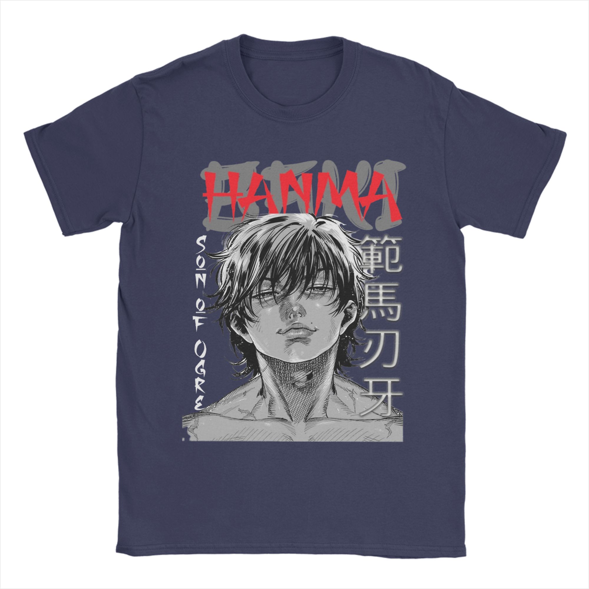 

Awesome Baki Hanma the Grappler TShirts for Men Round Neck Pure Cotton T Shirt Short Sleeve Tee Shirt Original Clothes 4XL