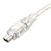 Male Connector 1394 Firewire  Cable USB 6P To 4Pin ILink Adapter Cord  HDV Camera
