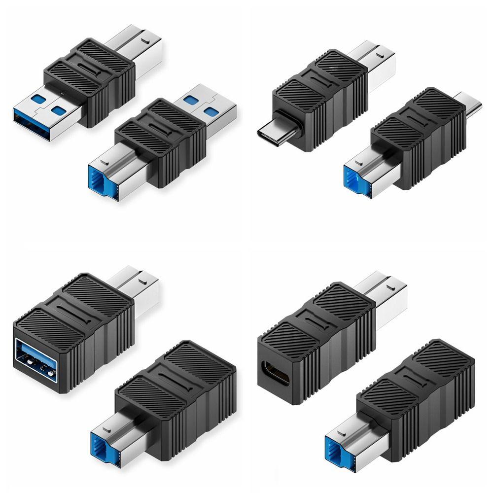 5Gbps USB-B To Type-C Converter Data Transmission Printer Connector USB-B 3.0 Adapter Instrument
