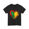 African HearT T Shirt Black History Month American Cute