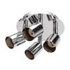 GU10 Lamp Holder 4 Head Ceiling Light Base Adjustable Lamp Holder for Bedroom Kitchen 85‑265V