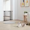 Baby Gate, 29.5"-39" Extra Wide, 30" High, Dog Gate for Stairs Doorways and House, Easy Step Walk Thru Auto Close Child Gate Pet Security Gate with