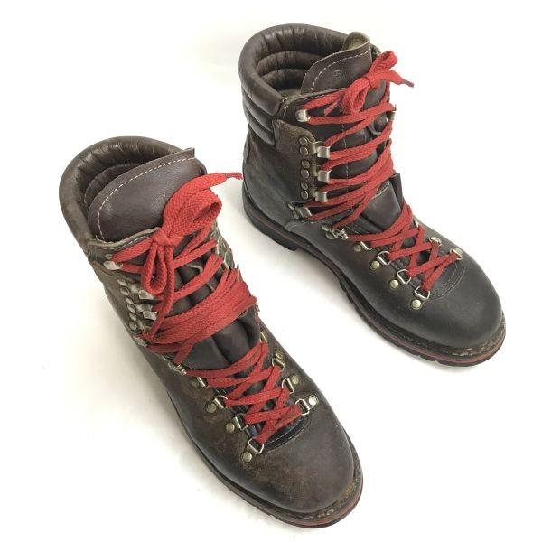 stefan Austria vintage snow trekking mountaineering boots 26.5-27.5 brown Vibram(USED)