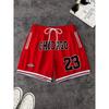 The Summer New Pattern 3D Letter Printed Men's Shorts Are Casual, Fashionable, Soft, Comfortable and Lightweight