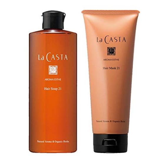 

Lacasta Aroma Esthe Мыло для волос 21 300 мл Маска для волос 21 230 г +