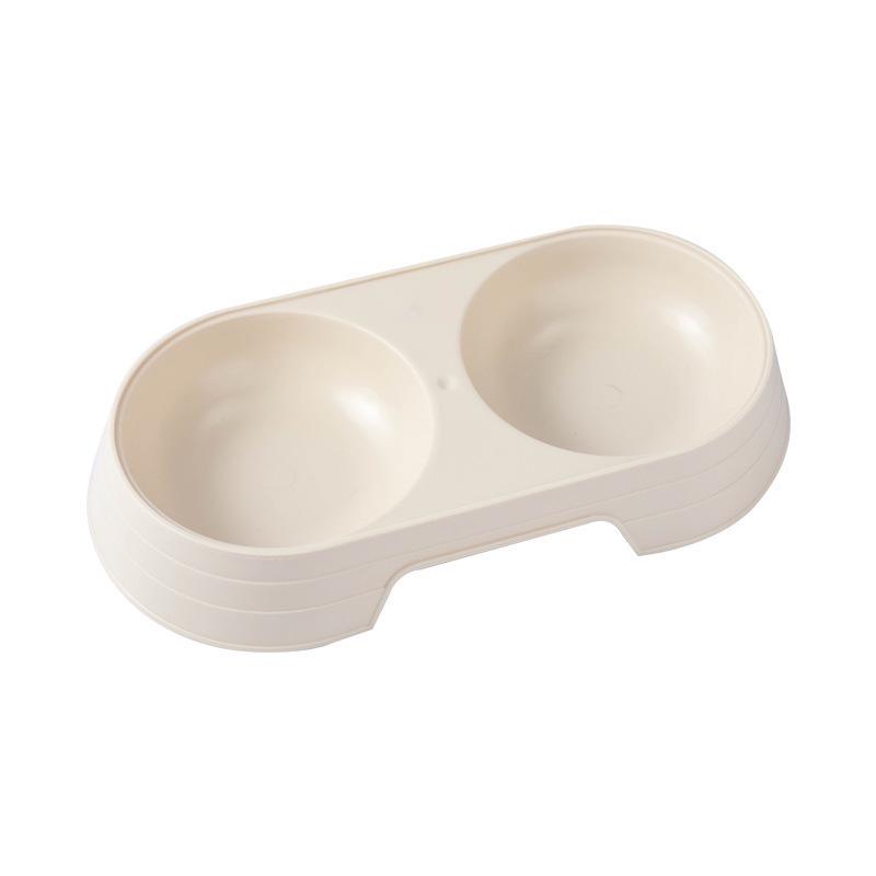 Double Cat Bowl - Macaron Candy Color Pet Feeding Bowl