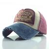 Koreanische Version der klassischen Baseballkappe mit abgenutztem Patch, gewaschene Baumwolle, MOTO, Herren- und Damenmode, Outdoor-Schirmmütze