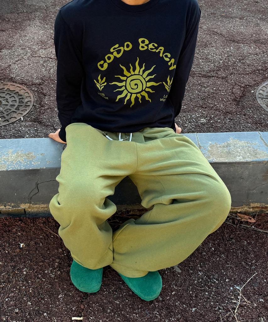 Koso Beach Artwork Long Sleeve (Navy)