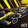 MOC Technical JKC7205 Racing 1:8 Rennfahrer 27 Formel Baustein Fernsteuerung Beleuchtung Rennen Renault F1 Spielzeug Geschenk für Kinder
